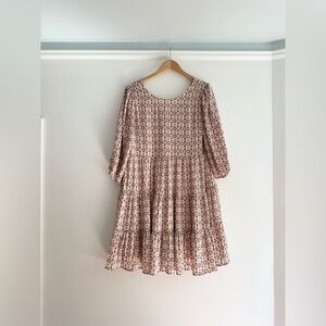 Tiered dress, size L